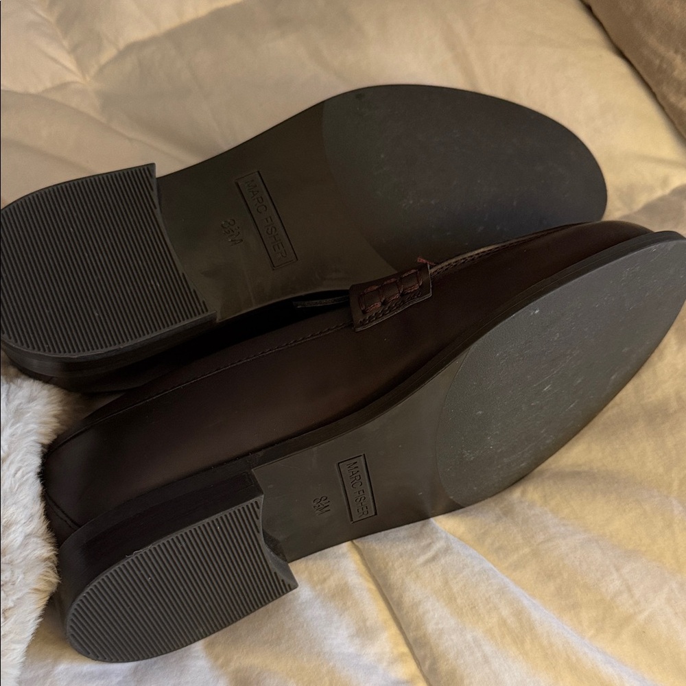 Marc Fisher Women’s Dark Brown Slip-On Loafers - Picture 3 of 9